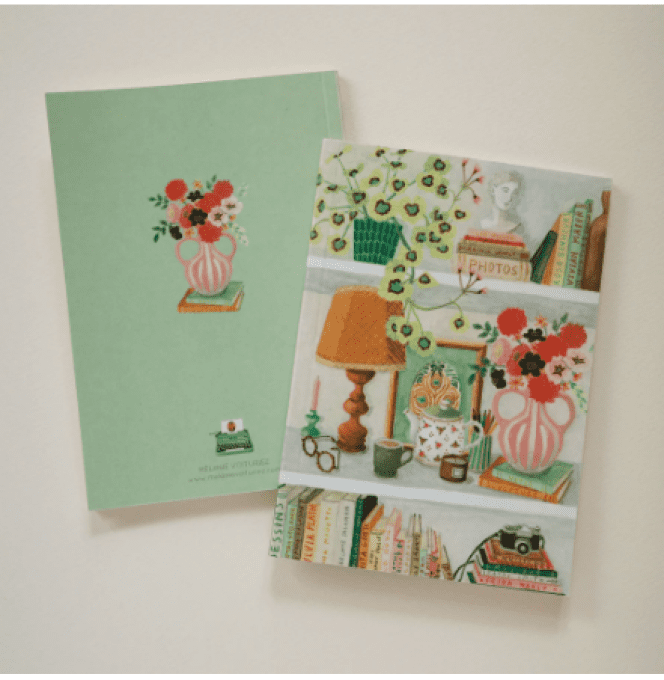 Carnet A6 illustré “Inspirations” – papeterie créative et poétique par Mélanie Voituriez