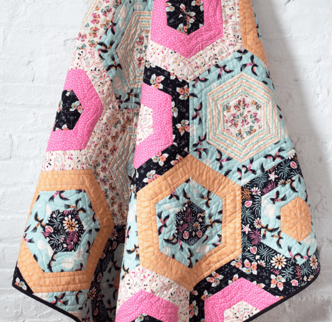 Popeline Coton Bio Tropical Garden Rhythm Cloud9 - par 50cm