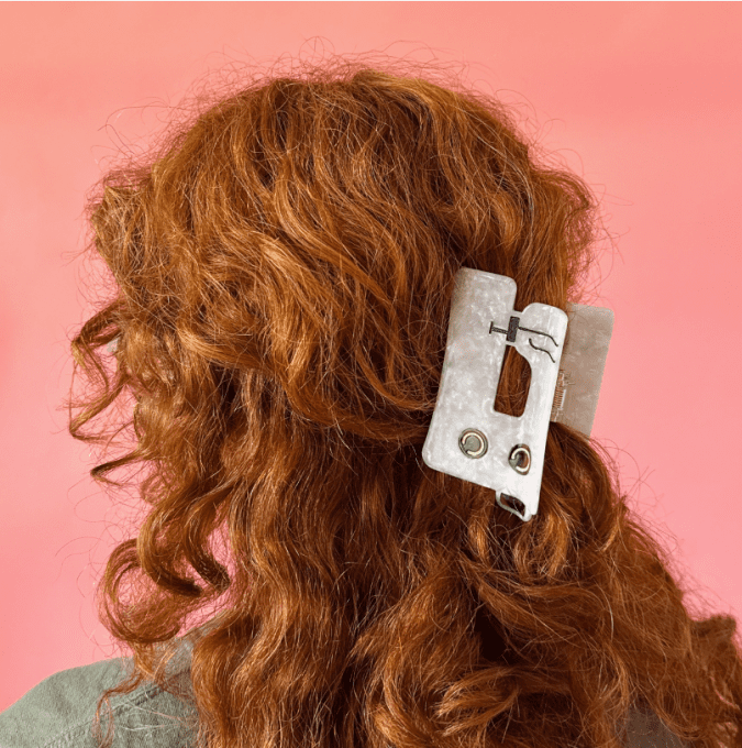Pince à cheveux machine à coudre – accessoire original couture
