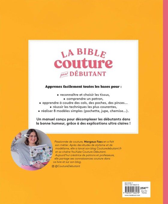 Livre couture débutant – guide complet pour apprendre la couture pas à pas