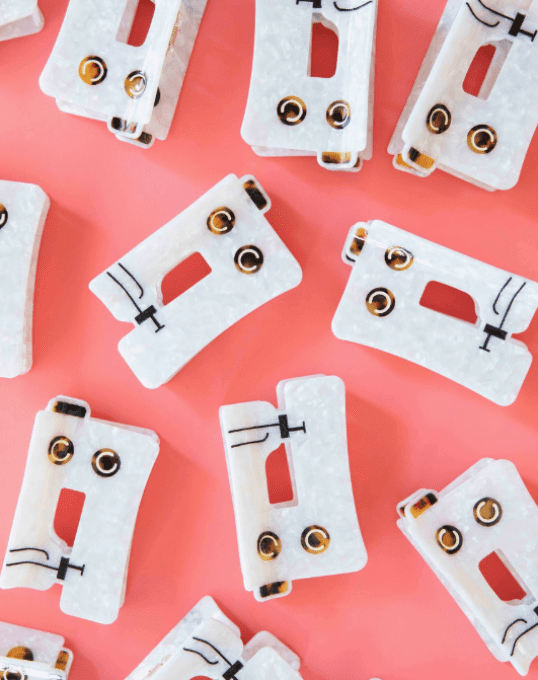 Pince à cheveux machine à coudre – accessoire original couture