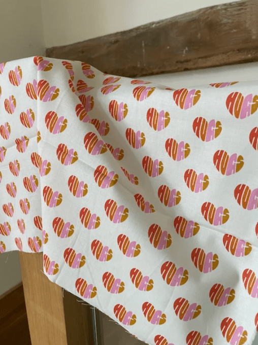 Popeline Coton Bio Universal Love Heart Hugs Cloud9 - par 50cm