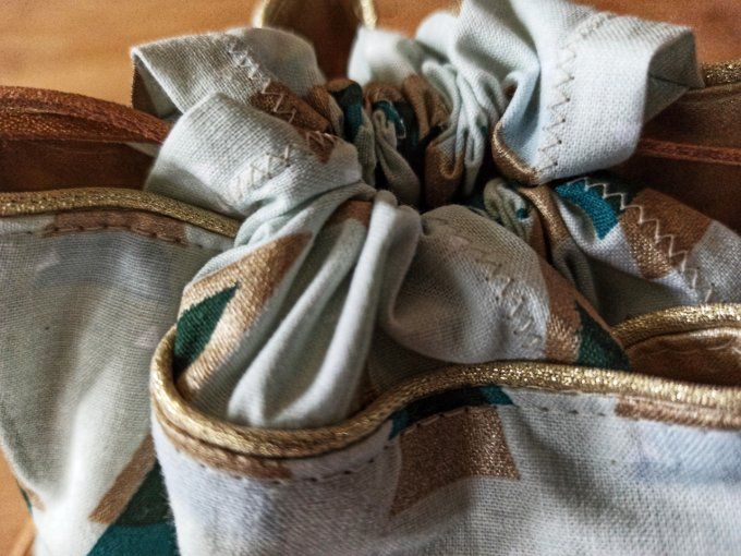 Sac Cadeau en Tissu pour Noël