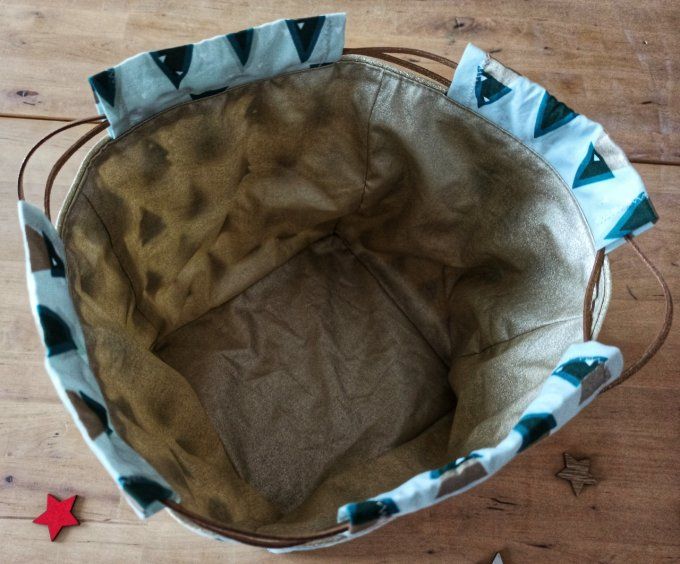 Sac Cadeau en Tissu pour Noël