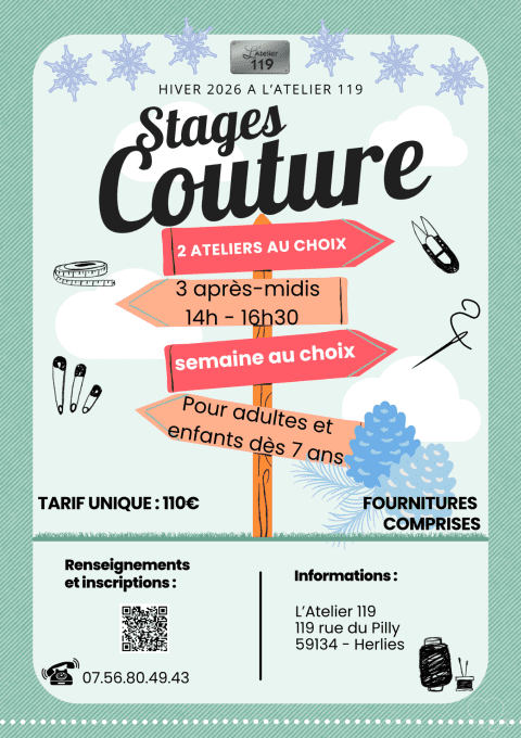 STAGES COUTURE  - HIVER 2026