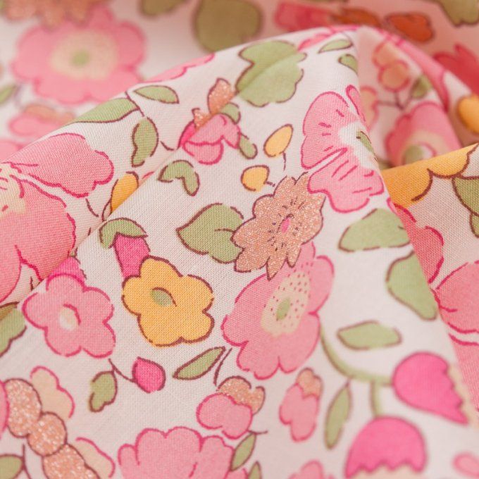 	Tissu Liberty Fabrics Tana Lawn® betsy metallic - par 50cm