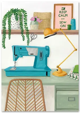 carte postale keep calm and sew on mélanie voituriez carte postale keep calm and sew on mélanie voituriez