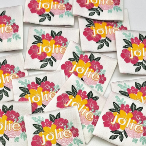 étiquette jolie