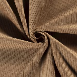 tissu velours camel